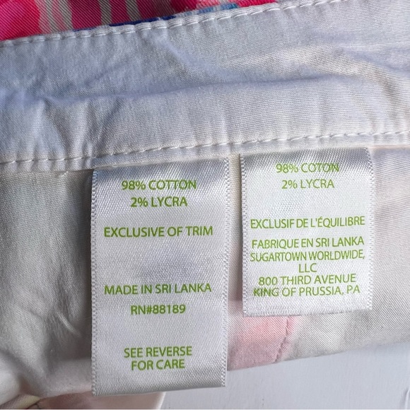 Lilly Pulitzer Scallop Hem Buttercup Stretch Short 5" in Beach Please 4 - Picture 8 of 9